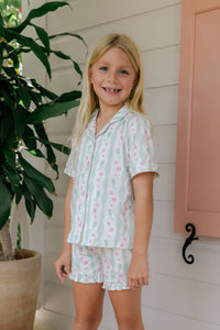 Shoreline Dreams Button Up Short Set