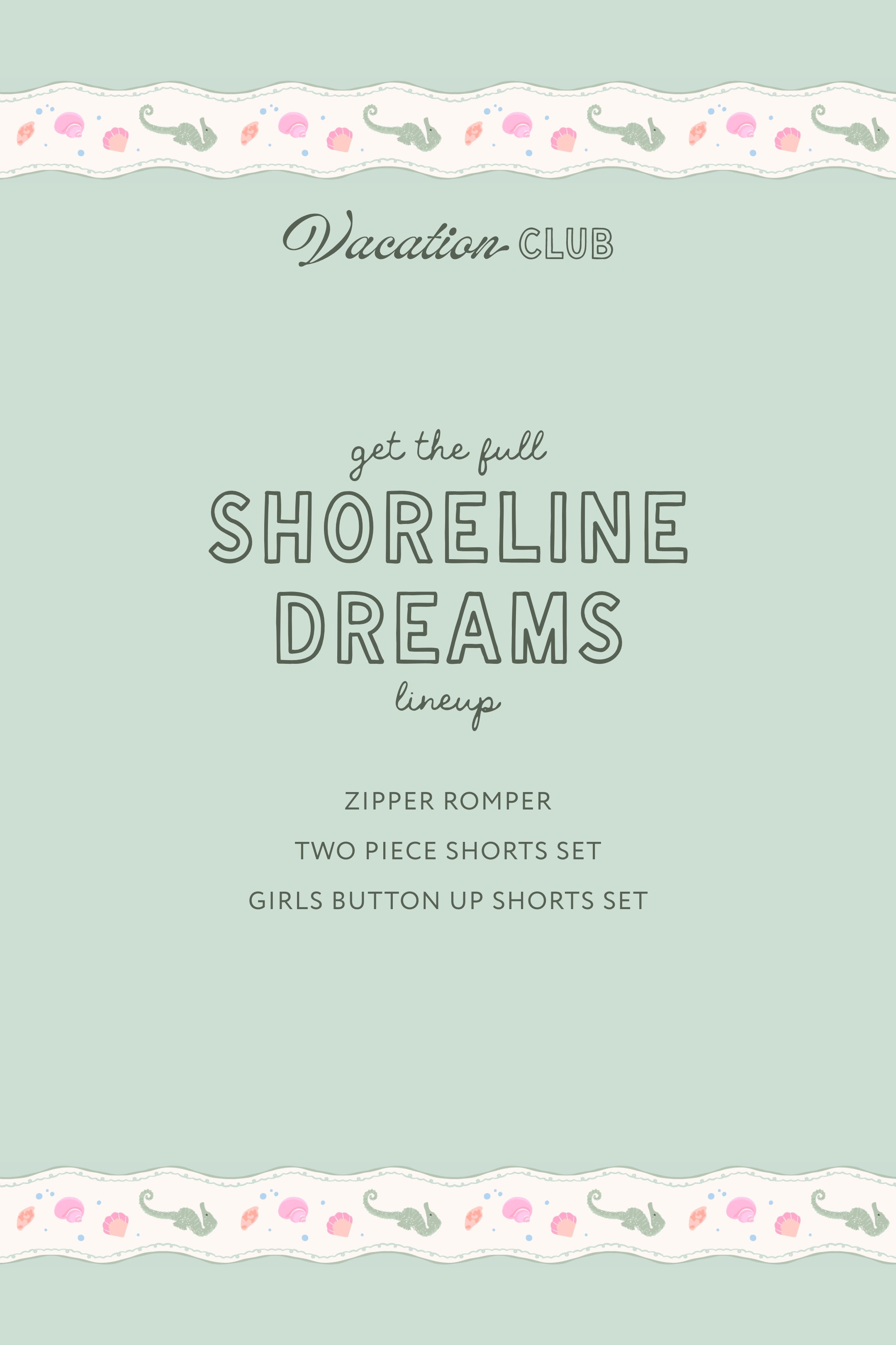 Shoreline Dreams Zipper Romper