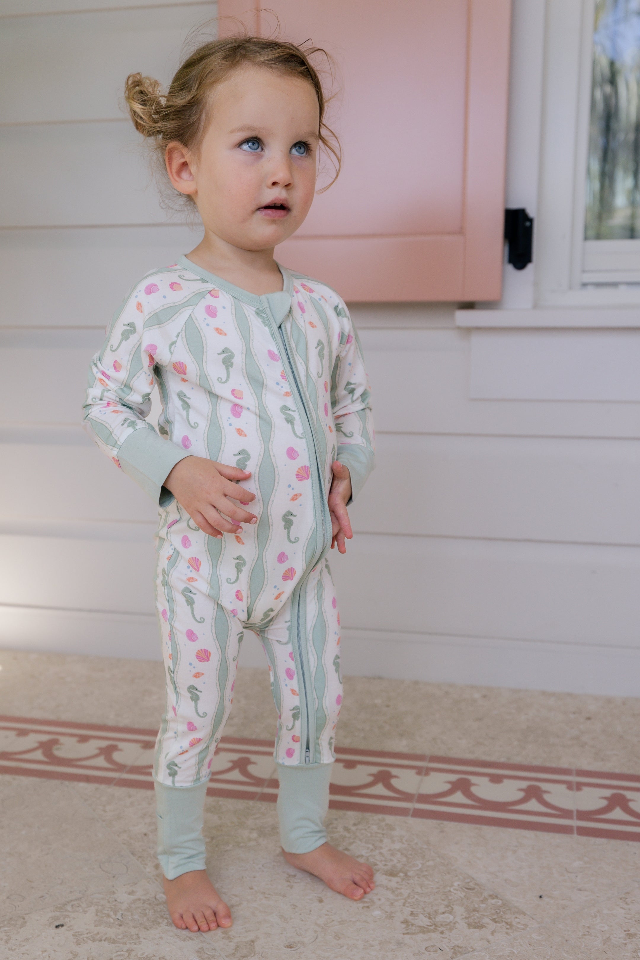 Shoreline Dreams Zipper Romper