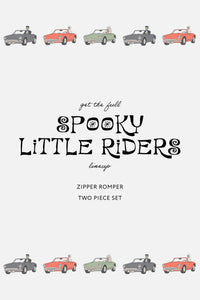 Spooky Little Riders Zipper Romper