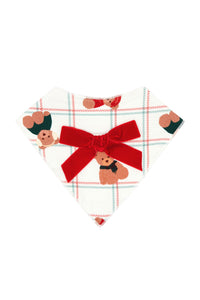 Cozy Christmas Bears Dog Bandana