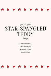 Star Spangled Teddy Two Piece Set