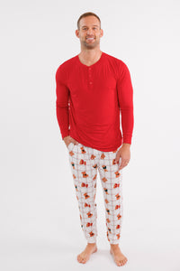 Cozy Christmas Bears Men's Top