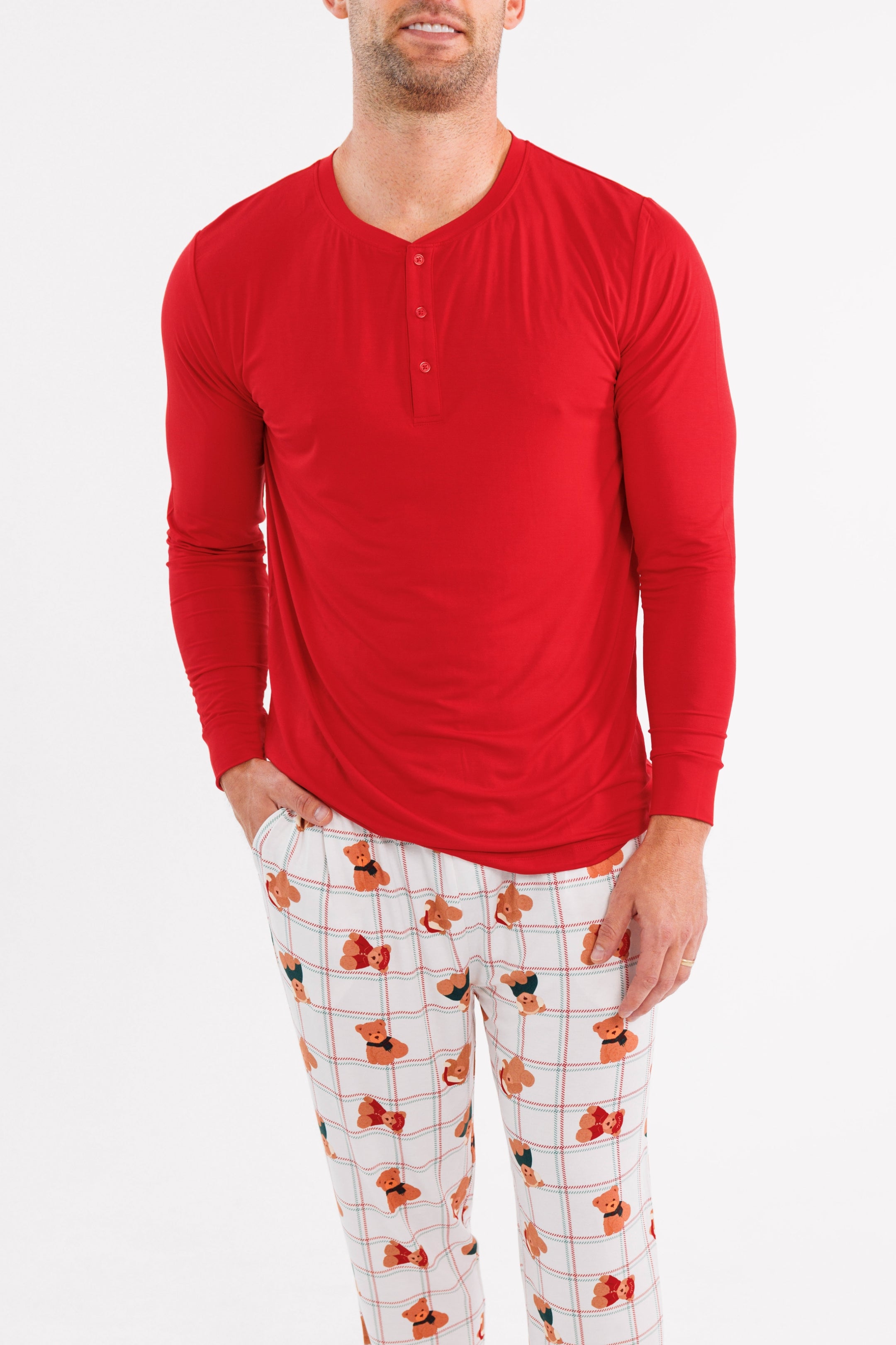 Cozy Christmas Bears Men's Jogger
