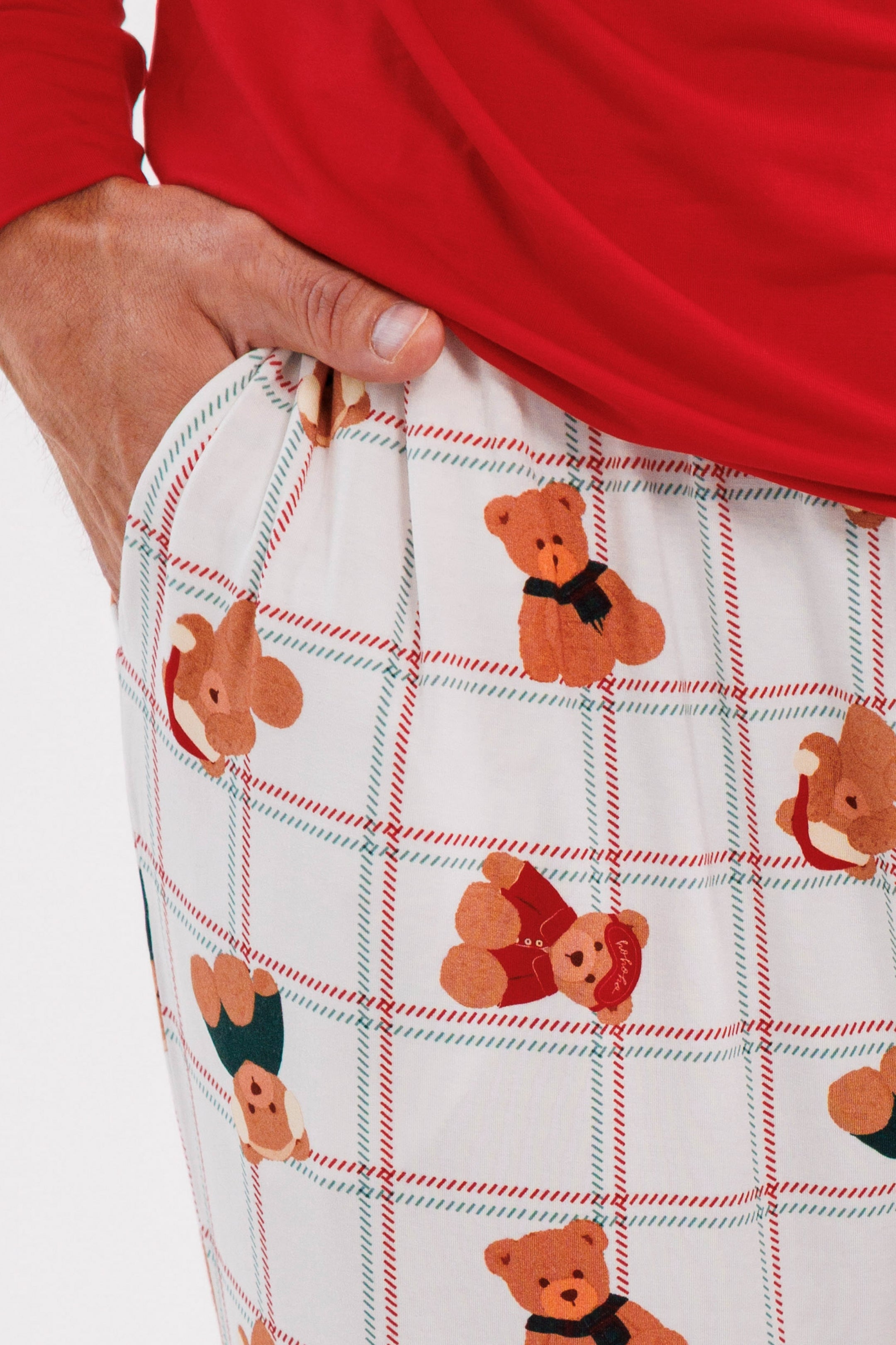 Cozy Christmas Bears Men's Jogger
