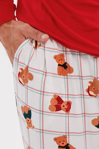 Cozy Christmas Bears Men's Jogger
