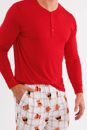 Cozy Christmas Bears Men's Top