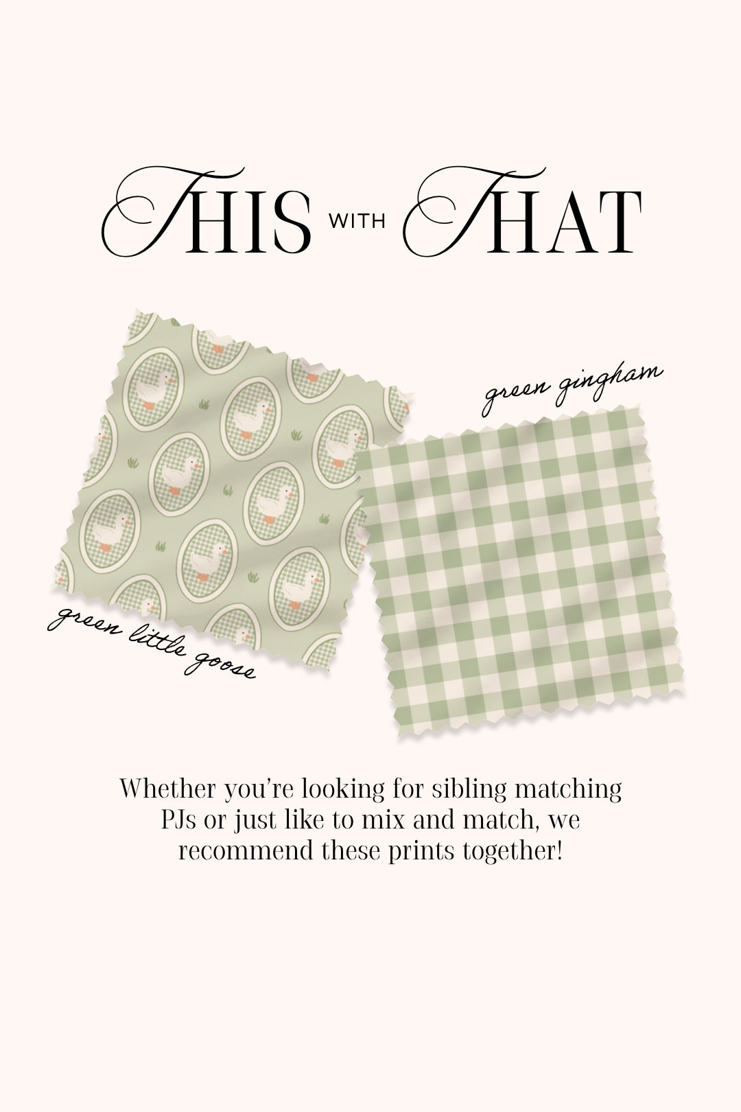 Green Little Goose Two Piece Set