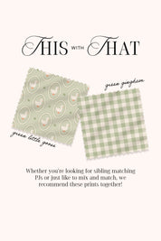 Green Little Goose Two Piece Set