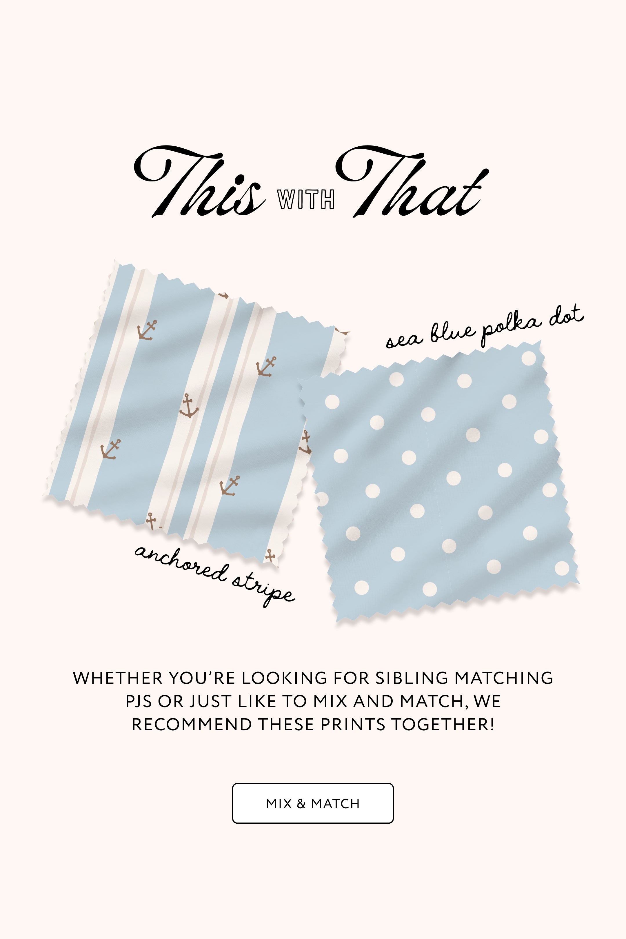 Anchored Stripe Two Piece Short Set