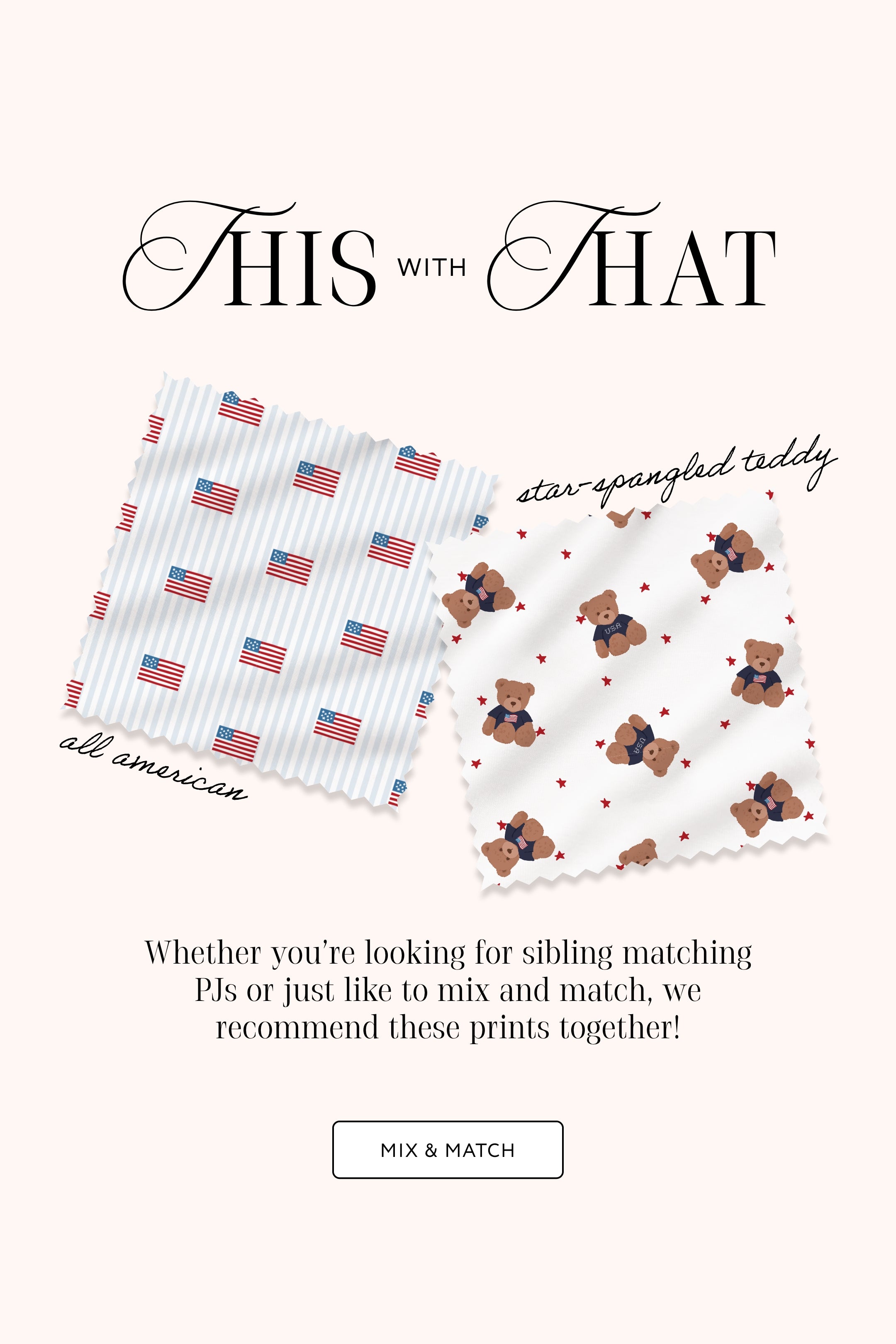 All American Two Piece Set