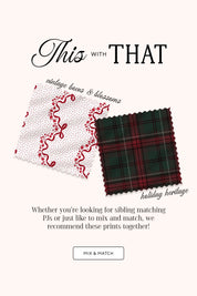 Holiday Heritage Plaid Kids' Long Sleeve Button Up Set