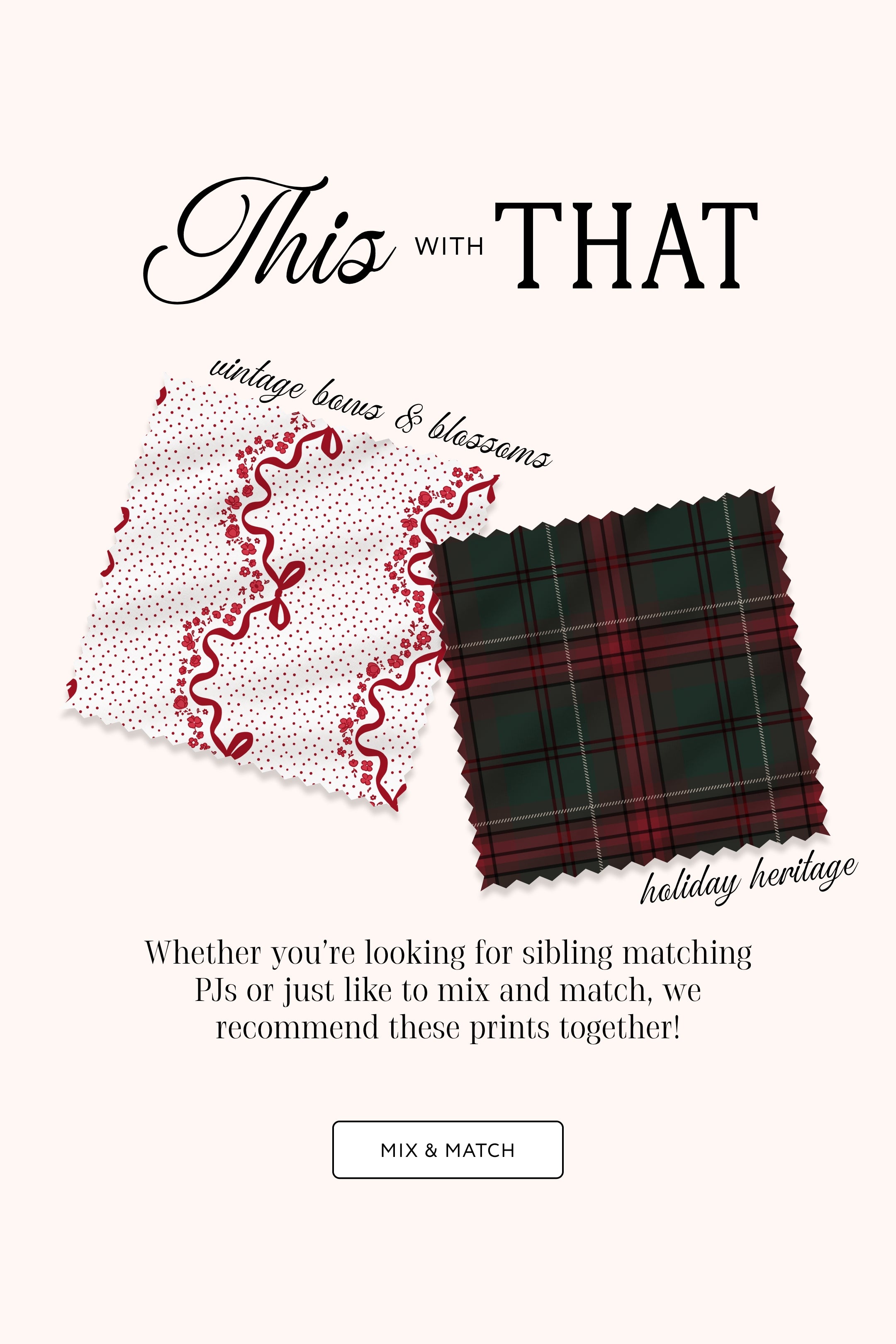 Holiday Heritage Plaid Kids' Long Sleeve Button Up Set