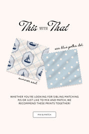 Sea Blue Polka Dot Women's Short Set
