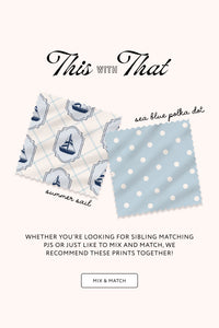 Sea Blue Polka Dot Women's Short Set