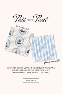 Floral Seashell Button Up Short Set