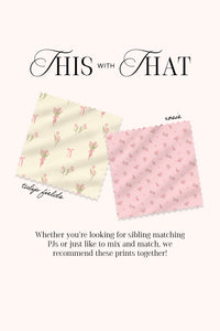 Rosie Floral Women's Long Sleeve Ruffle Set