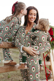 All Spruced Up Girls' Long Sleeve Ruffle Flare Set - IMJ x Sarah Knuth