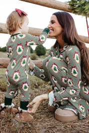 All Spruced Up Women's Long Sleeve Ruffle Set - IMJ x Sarah Knuth