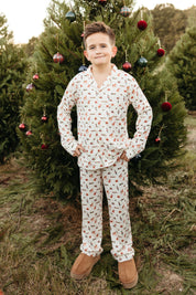Vintage Toys Kids' Long Sleeve Button Up Set - IMJ x Sarah Knuth