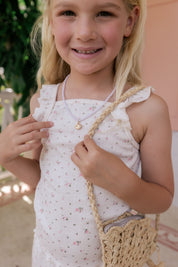 Cream Pointelle Tank Short Set