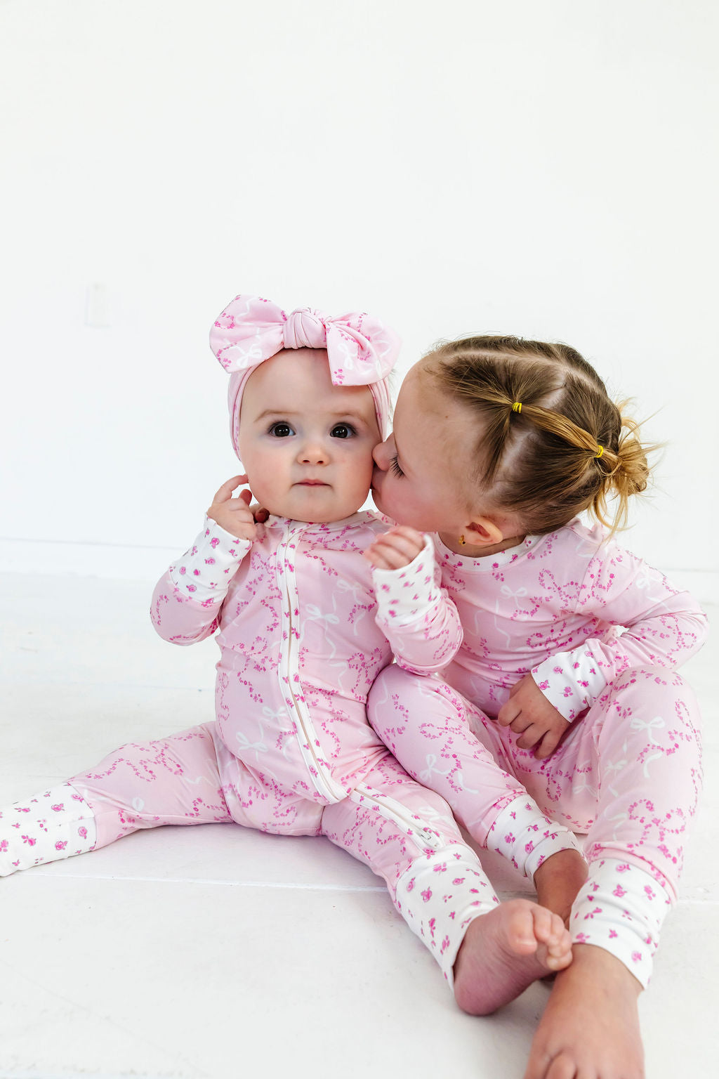 Cora Floral Bows Two Piece Set