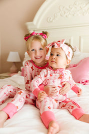 Love You Bear-y Much Zipper Romper