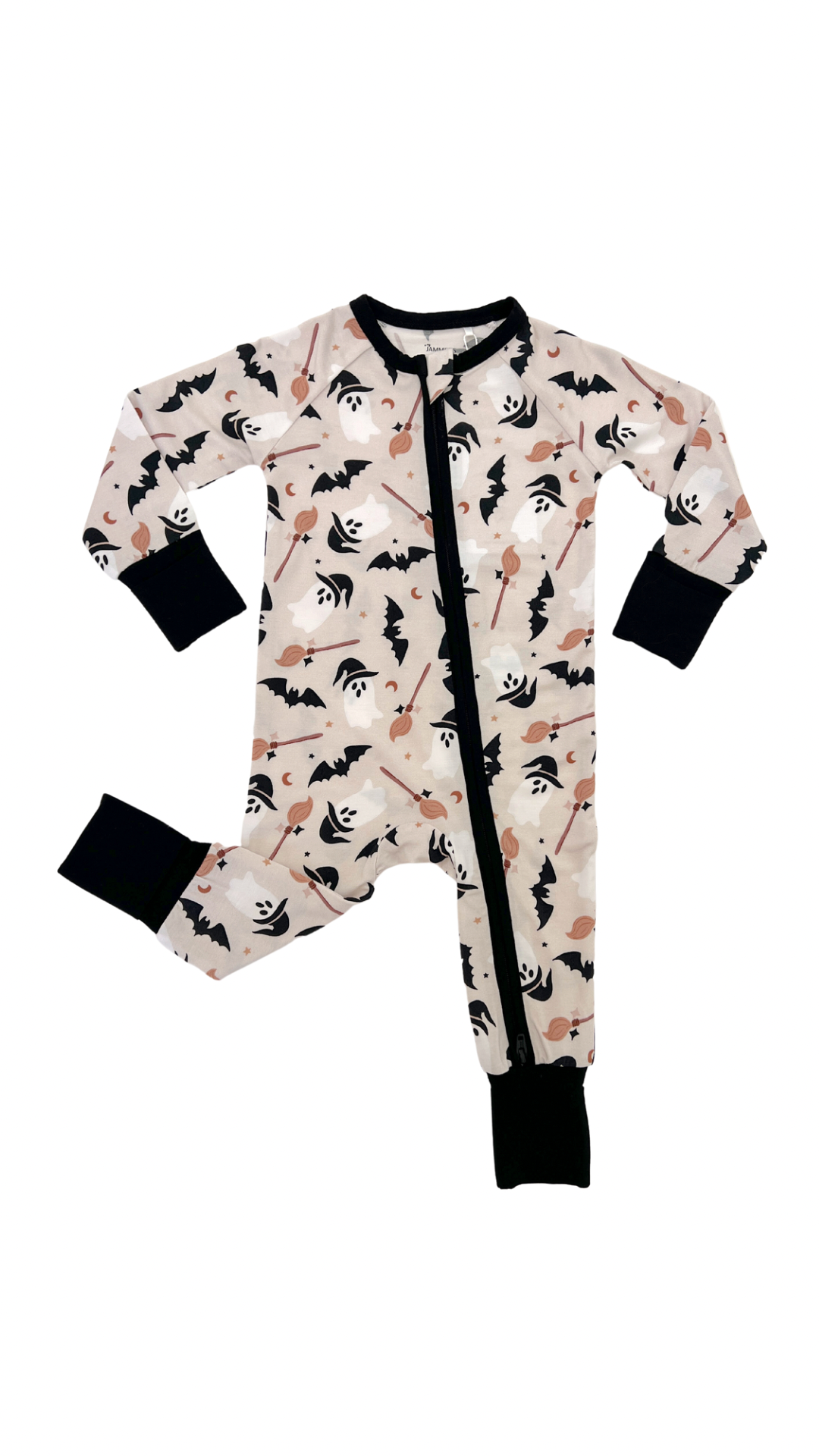 Spooky Ghost Zipper Romper.