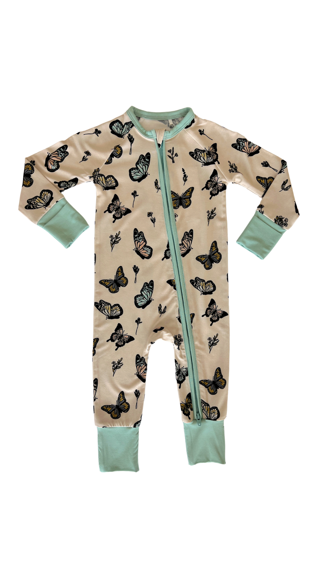 Butterfly Zipper Romper.