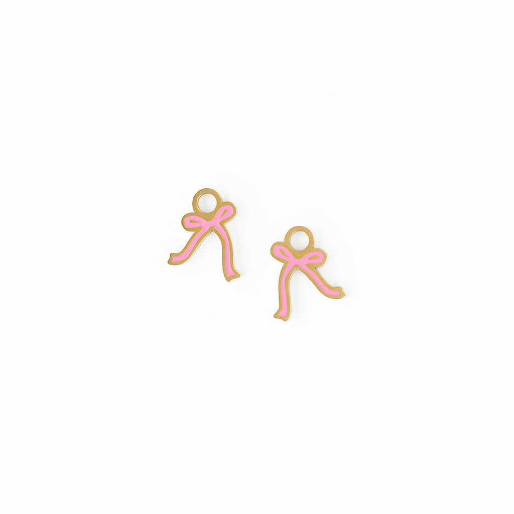 Pink Bow Charm