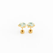 Blue Rose Stud