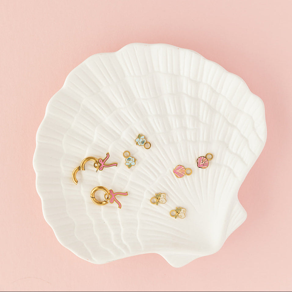 Pink Seashell Charm