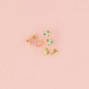 Pink Seashell Stud