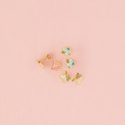 Blue Rose Stud