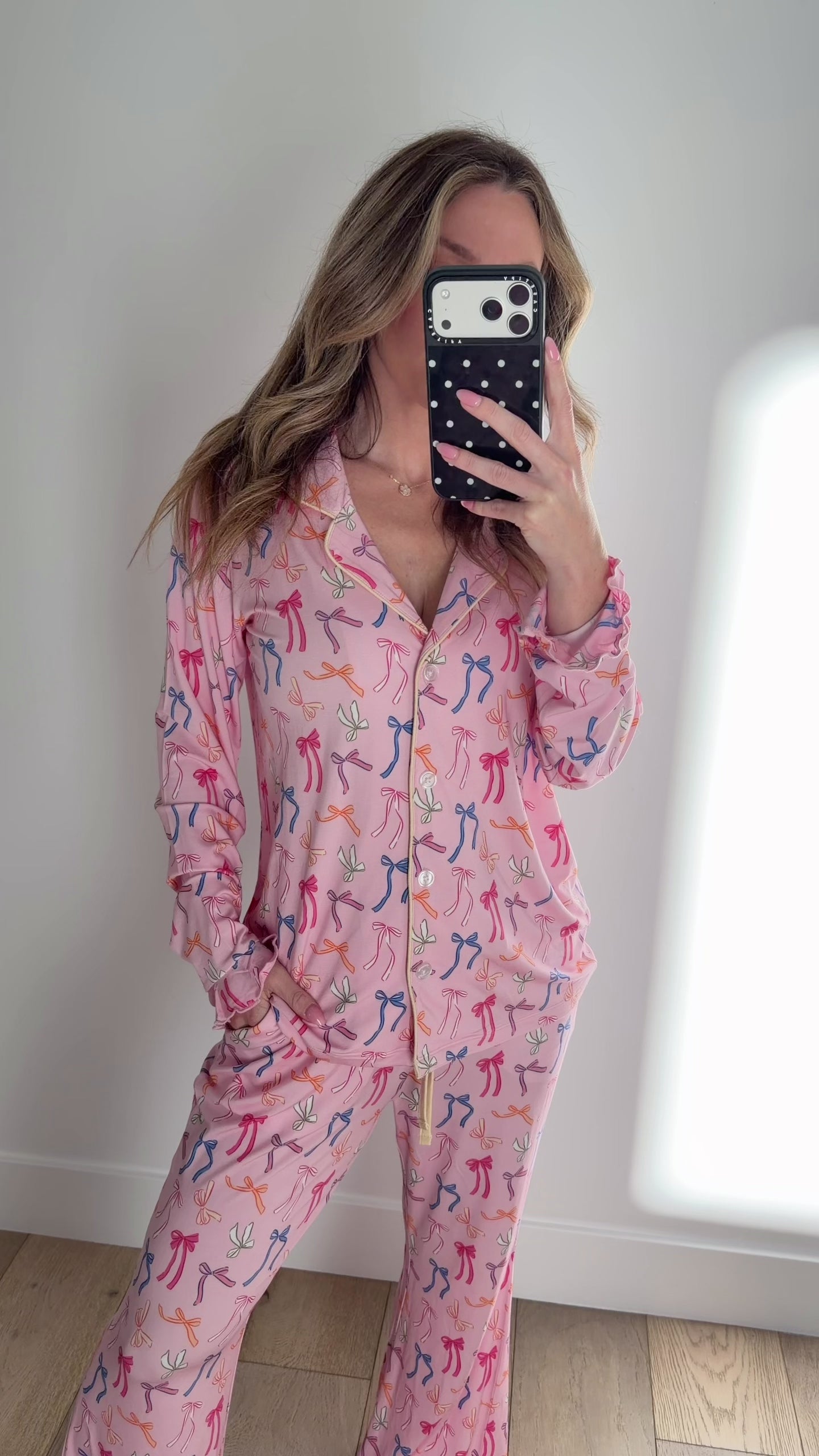 Multicolor Bow  Women's Set