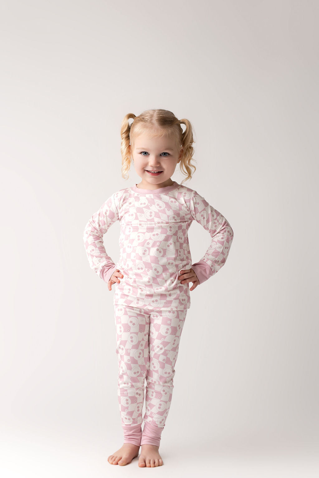 Mauve Wavy Checkered Two Piece Set - Jammers x Karrie Locher.