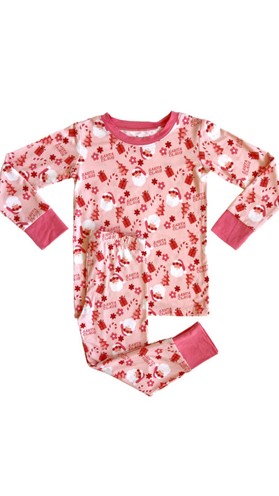 Pink Santa Two Piece Set.