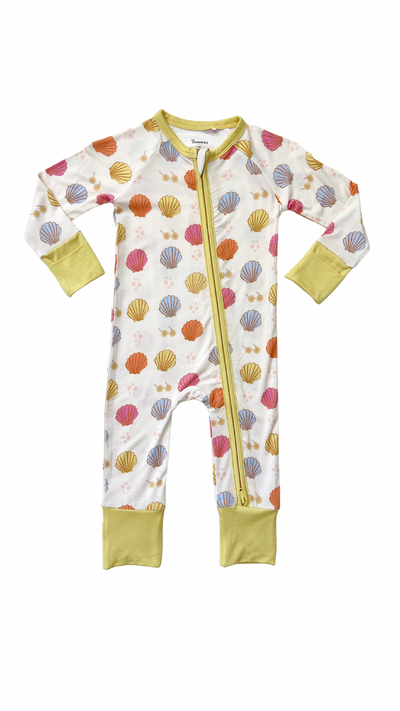 Seashell Zipper Romper.