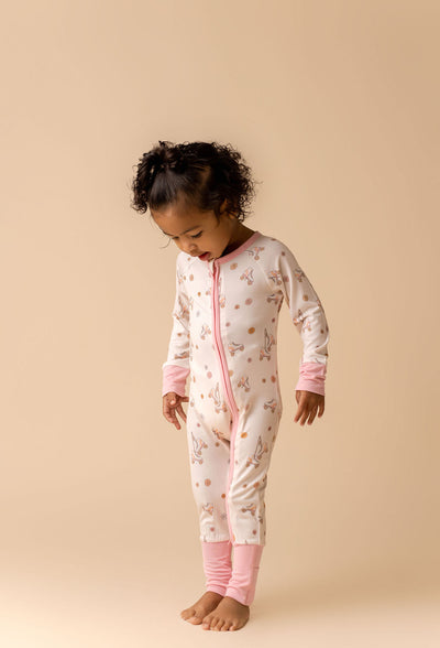 Roller Skates Zipper Romper.