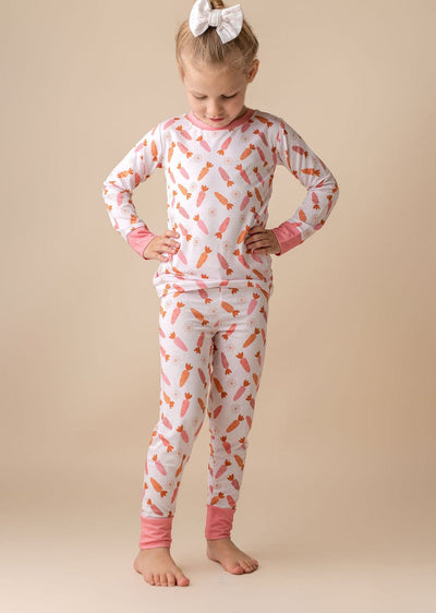 Pink Carrot Two Piece Set.