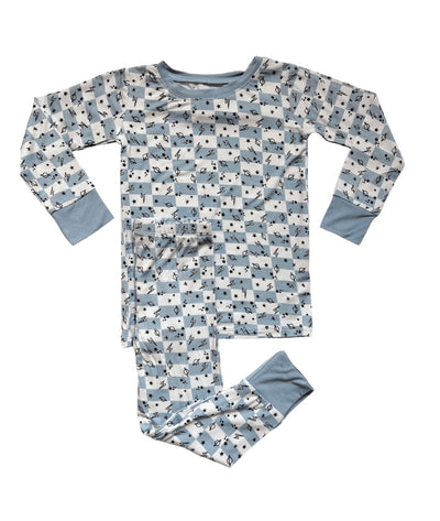 Checkered Space Two Piece Set.