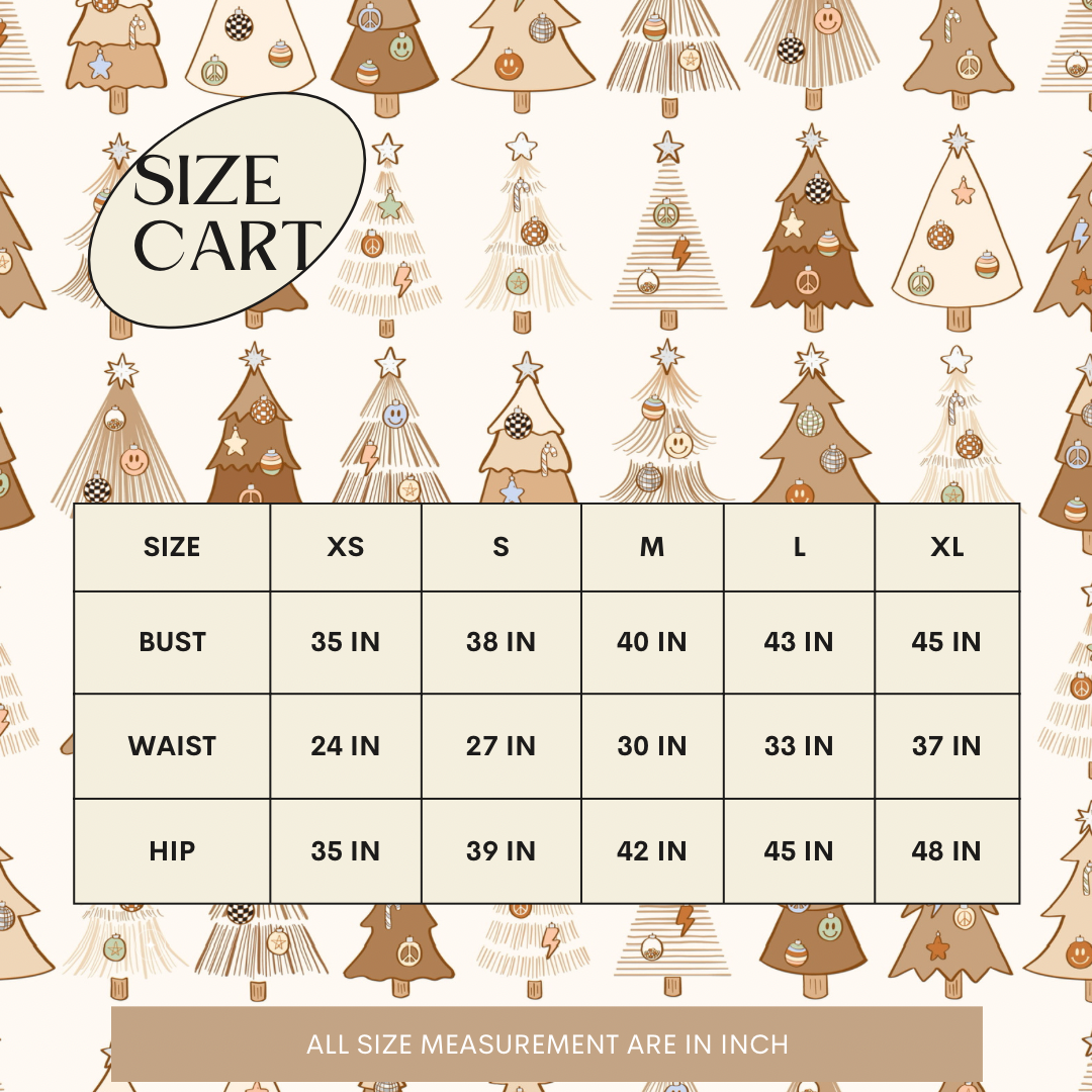 Retro Christmas Women's Set.