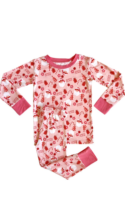 Pink Santa Two Piece Set.